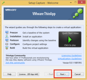 Setup Capture